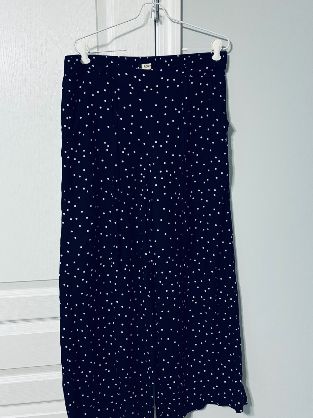 Roxy Black Polka Dot Wide Pants